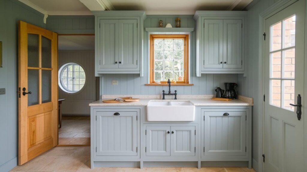 Gray-Blue and Pine