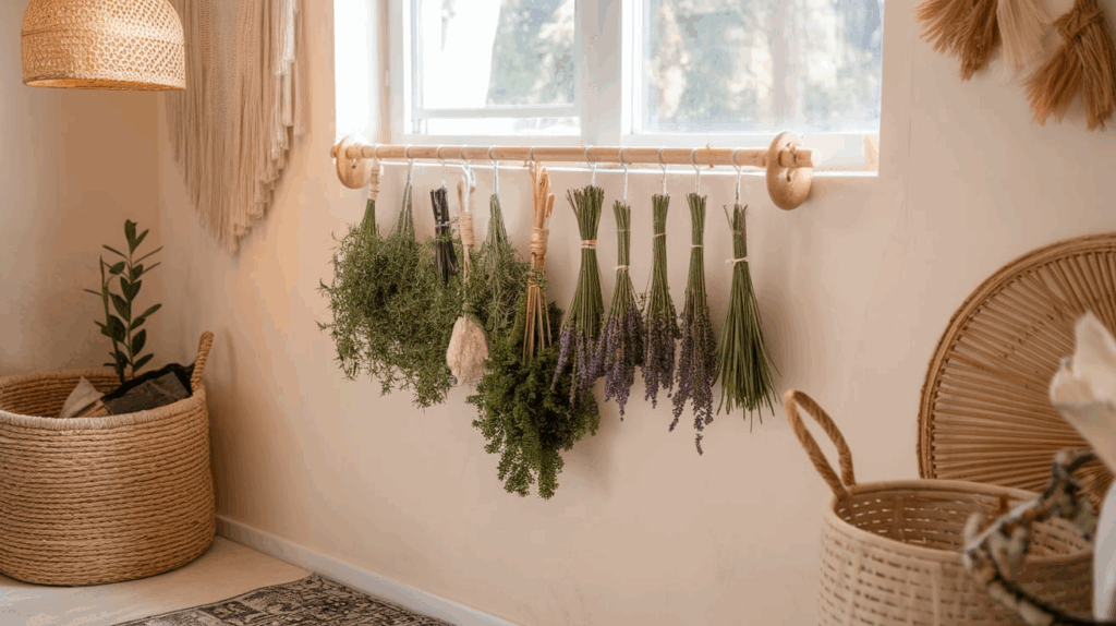 Hanging Herb Drying Rack
