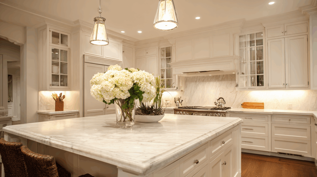 How to Style a White-On-White Kitchen That Feels Warm