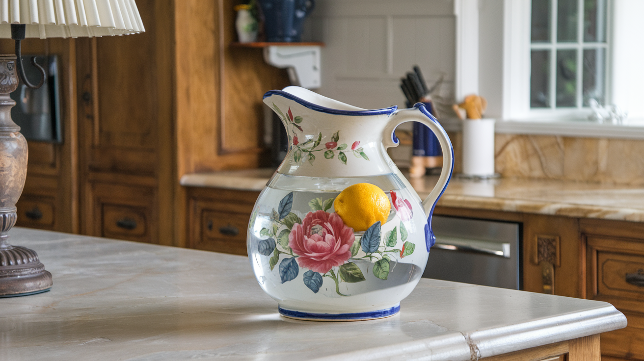 Include a Decorative Pitcher for Water