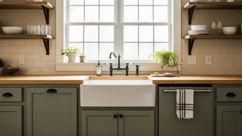 Include a Farmhouse Sink