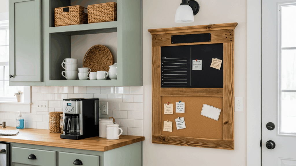 Incorporate a Wood-Framed Message Board