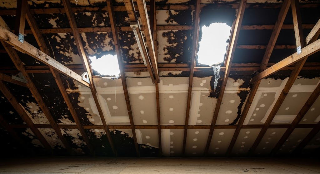 Inspect the Attic and Ceilings