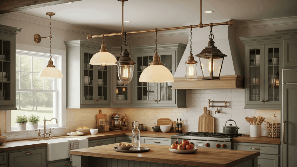 Install Vintage-Inspired Light Fixtures