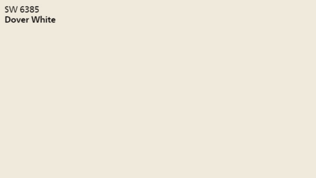 Introduction to Sherwin-Williams Dover White