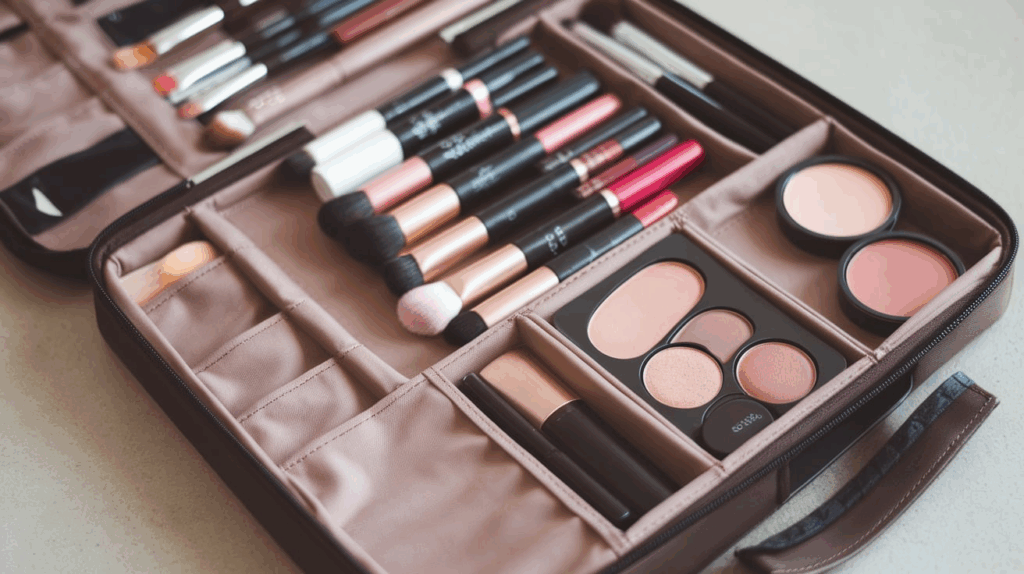 Keep Makeup Organized in a Case