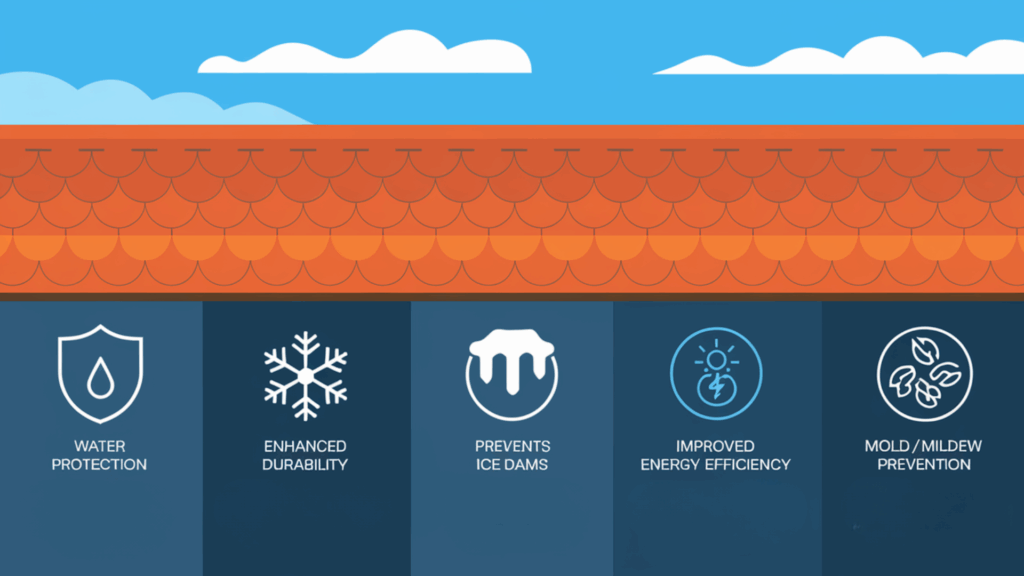 Key Benefits of Roof Underlayment