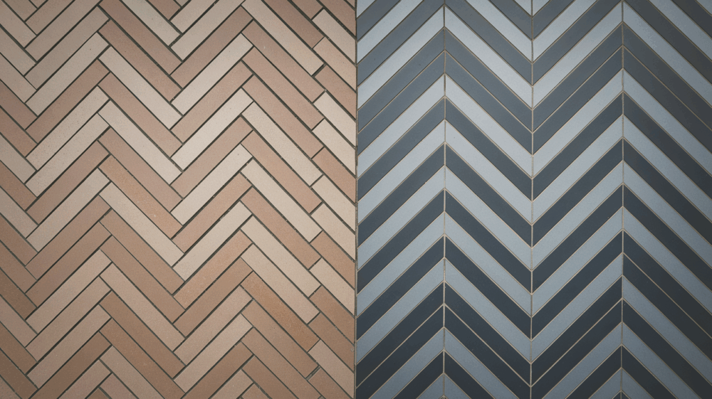 Key Differences Between Herringbone and Chevron