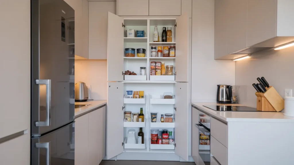 Kitchen with Pantry Tower