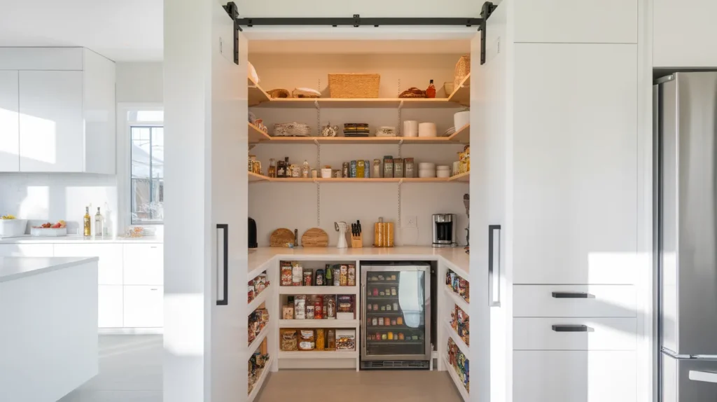 Kitchen with Walk-Through Pantry