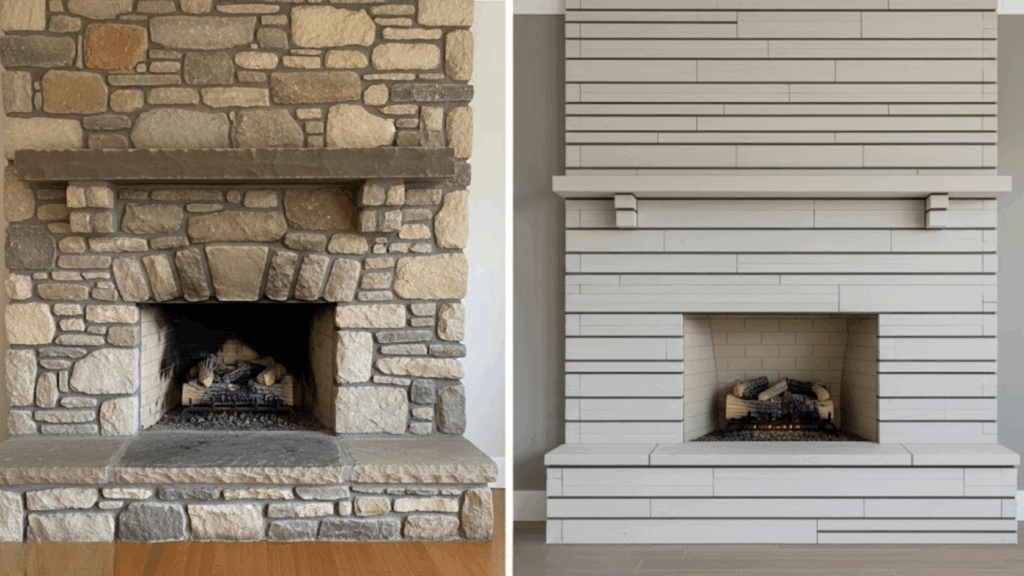 Linear Stone Design for a Sleek, Modern Look