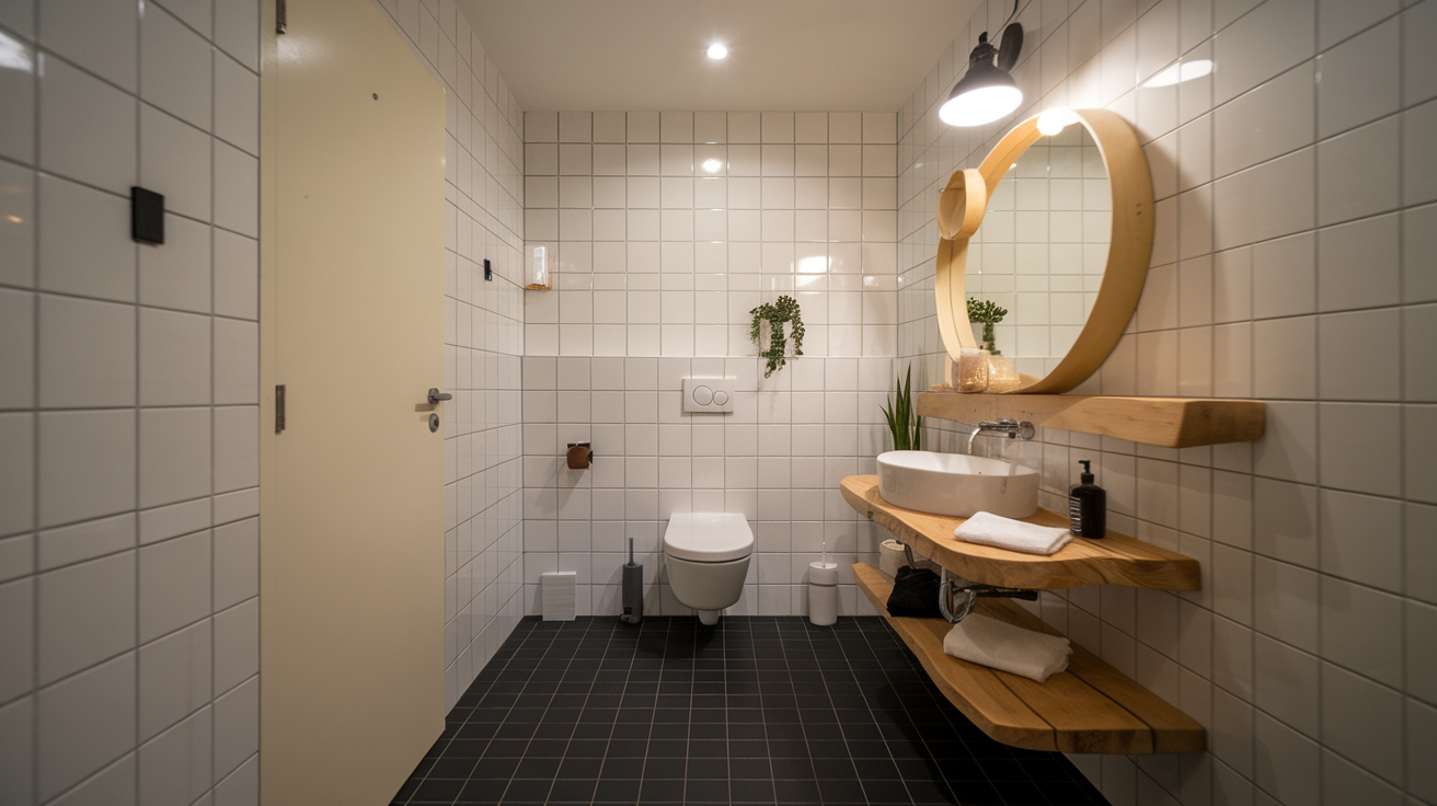 Matte Black Floor Tiles