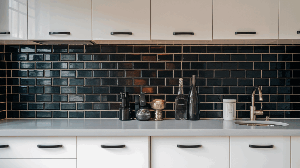 Matte Black Tiles
