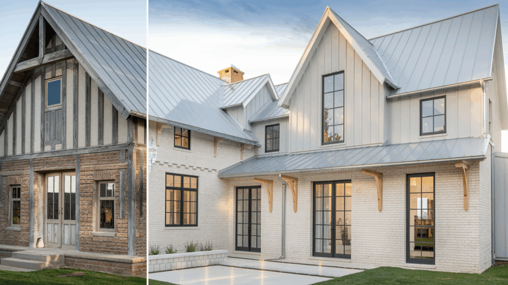 Modern Farmhouse with Gray Accents