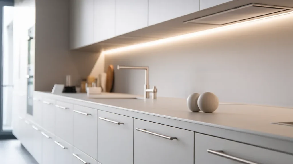 Modern T Bar Pulls with Minimalist Knobs
