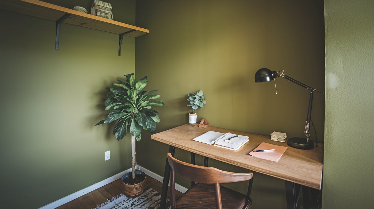 Moody Moss Study Nook