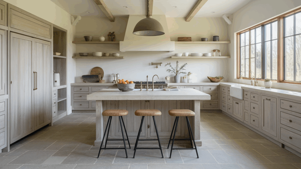 Neutral Toned Tile Floors