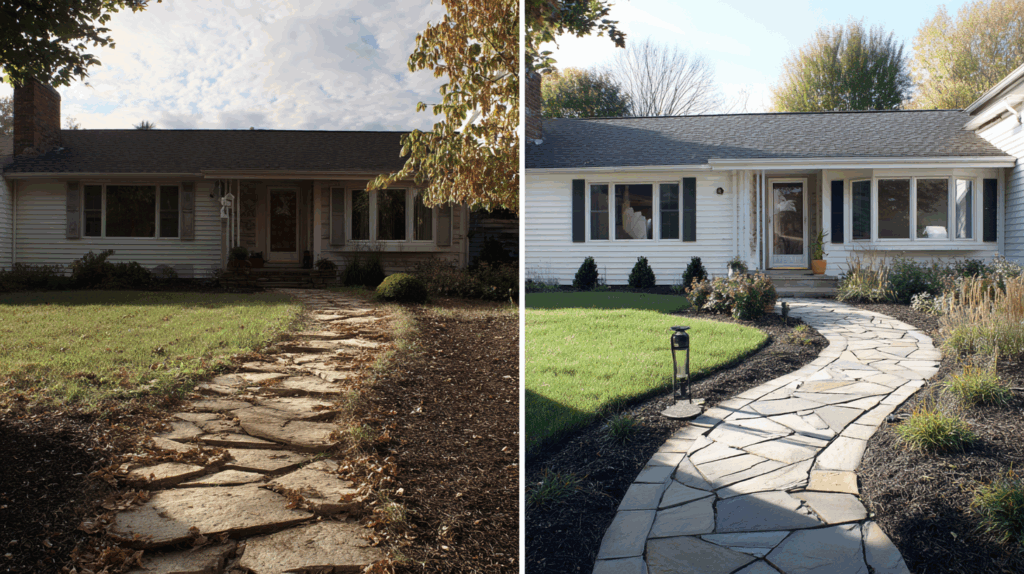 No Walkway: One Added with Impact