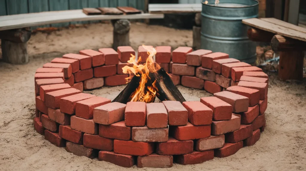  Old Brick Fire Pit