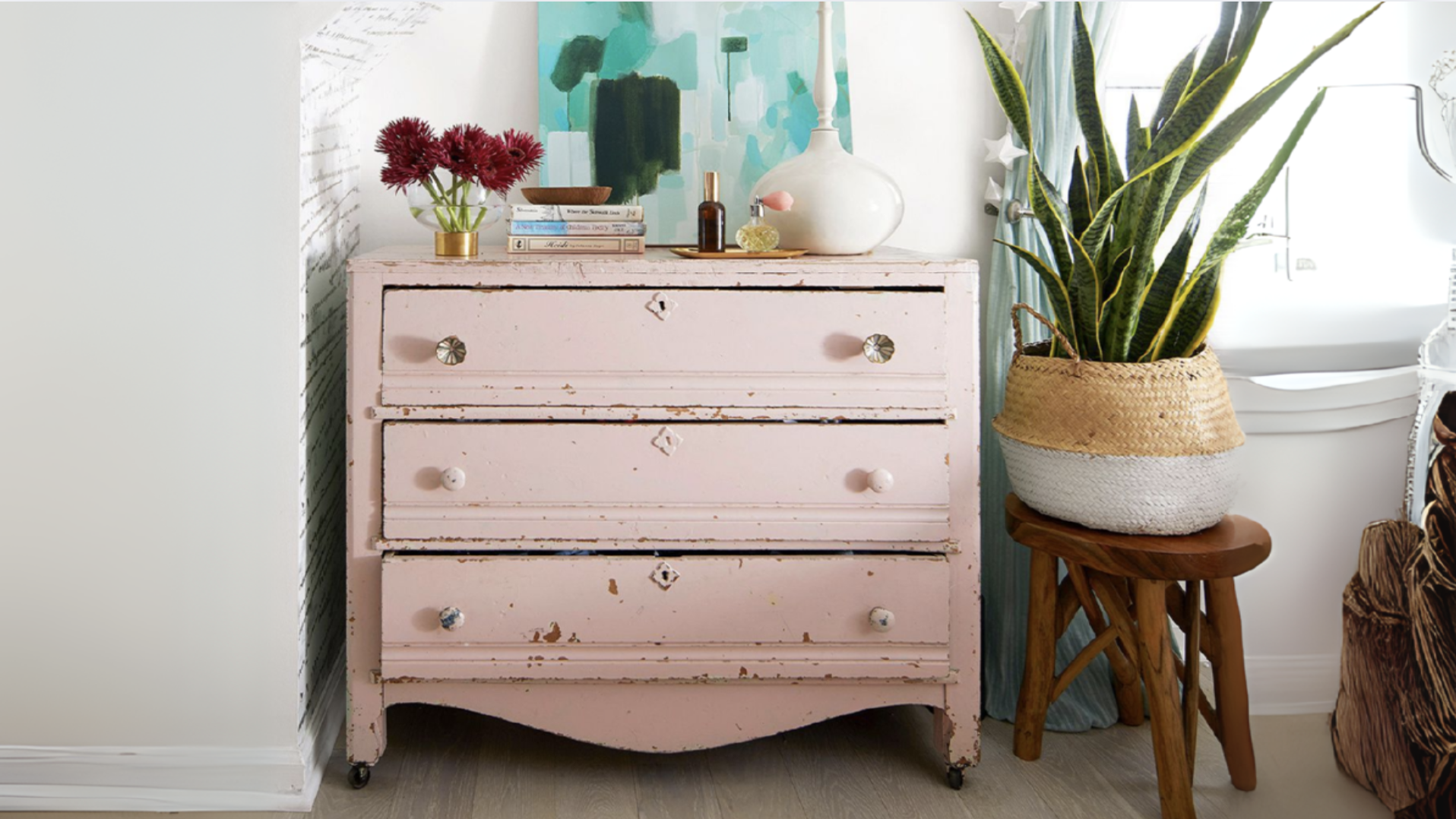 Painted Vintage Dresser