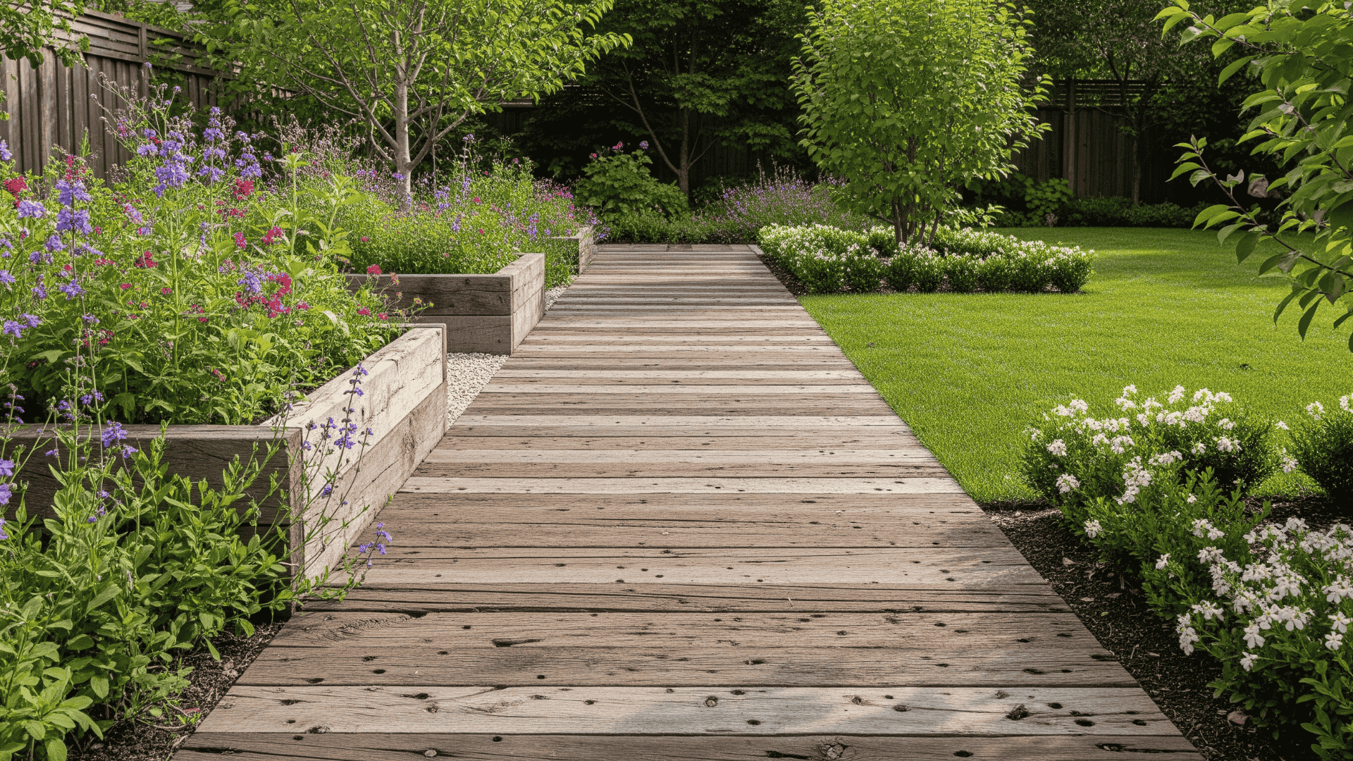 Pallet Wood Path