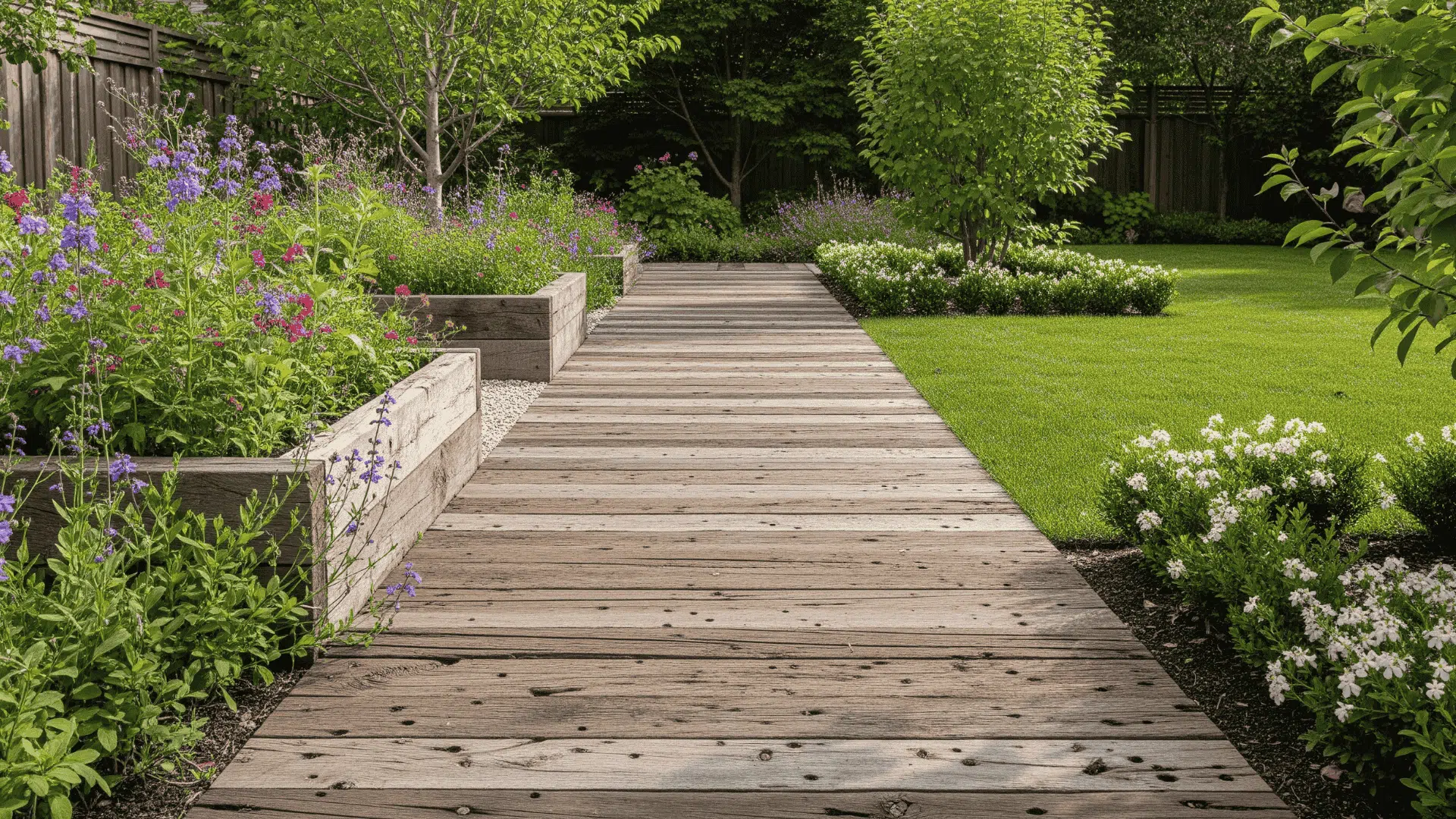 Pallet Wood Path