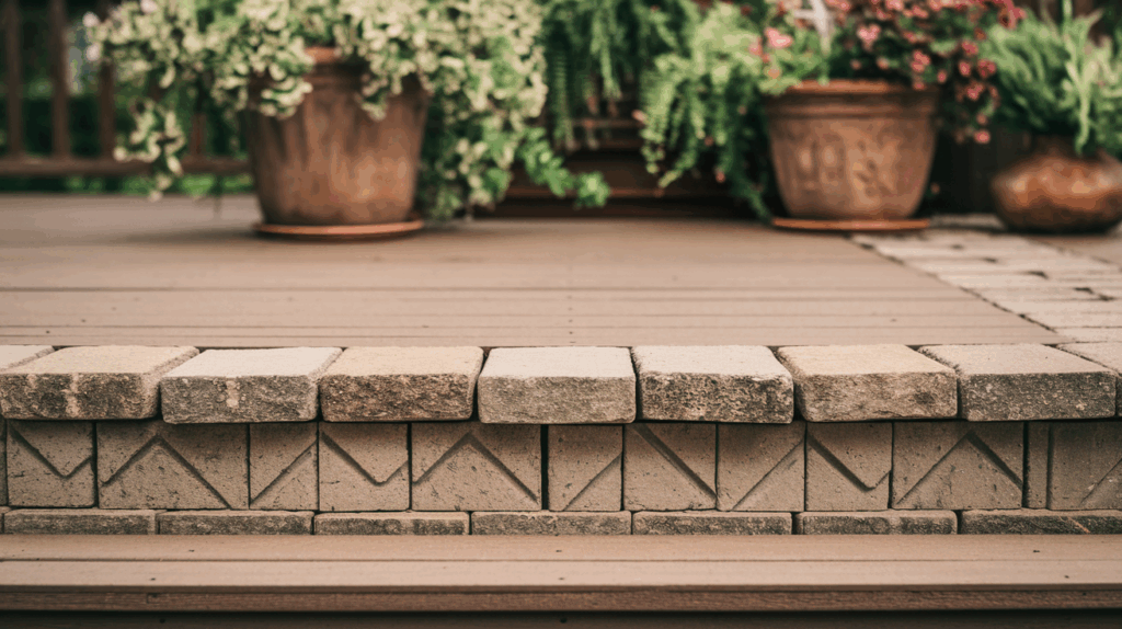 Paver Border with Open Front