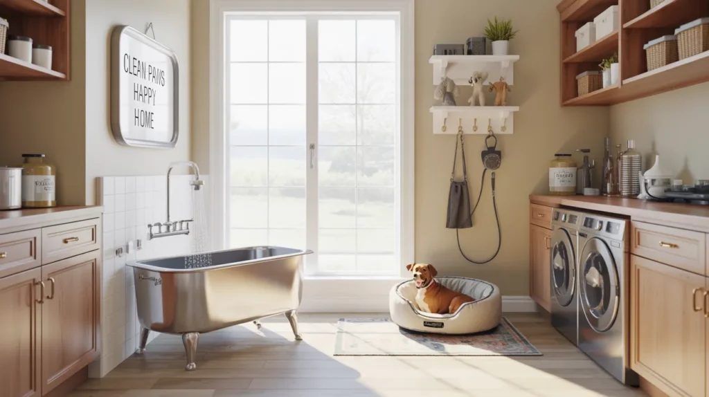 Pet-Friendly Laundry Room