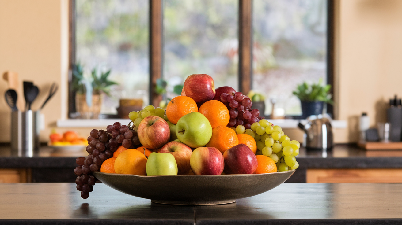 Place Fresh Fruit in a Bowl