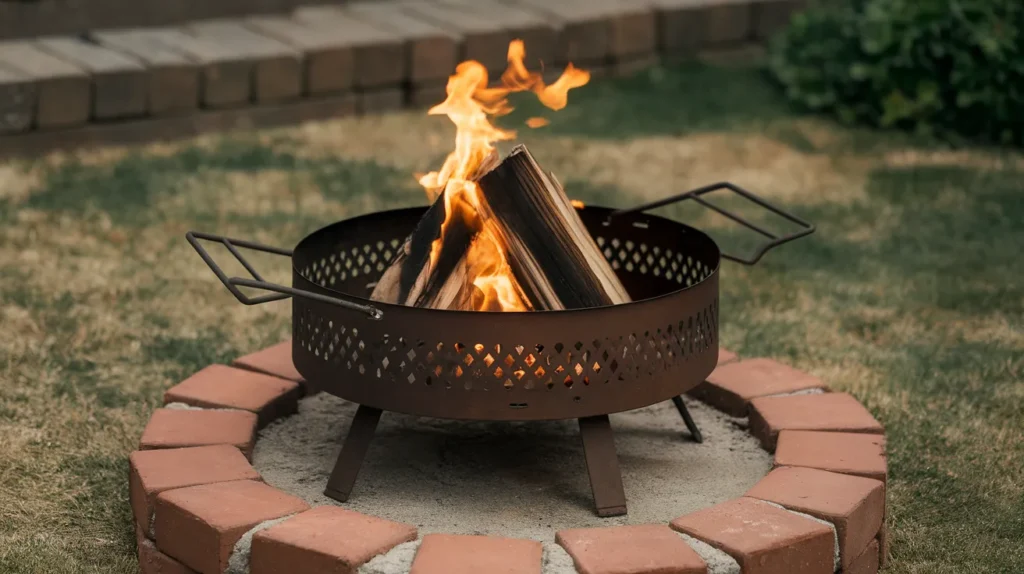 Portable Fire Pit with Handles