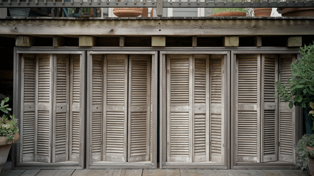 Recycled Shutters