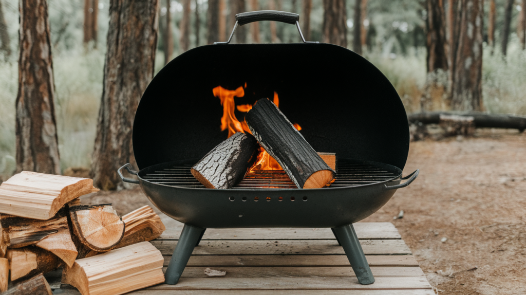 Repurposed Grill Fire Pit