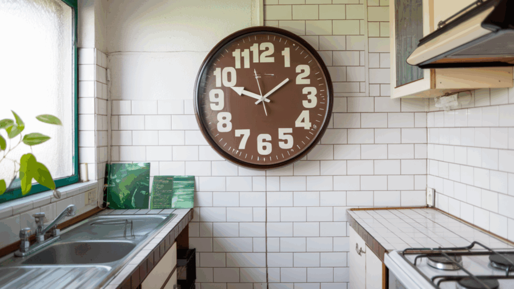 Retro Kitchen Clock