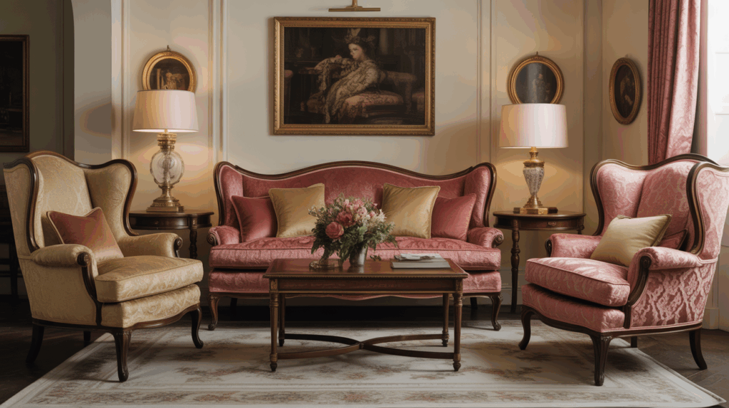 Rich Fabrics and Upholstery