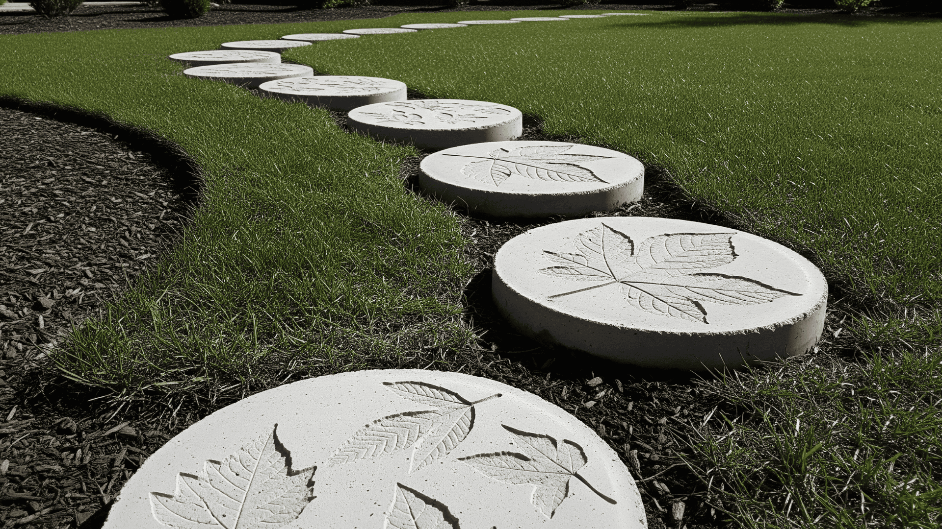 Round Concrete Steppers