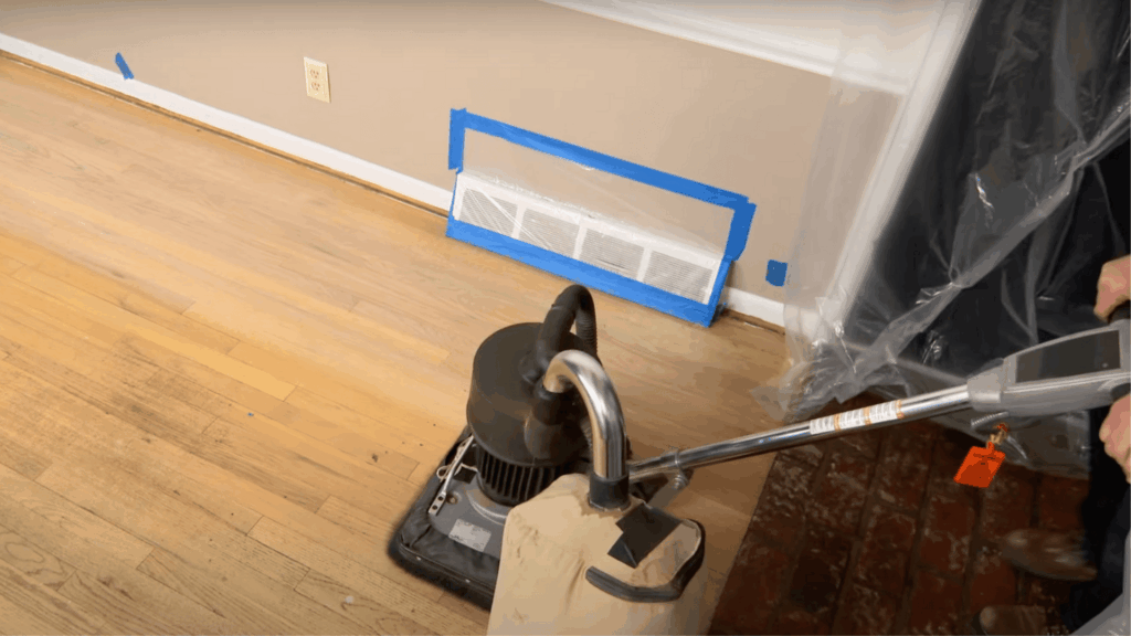 Sand the Floor in Stages