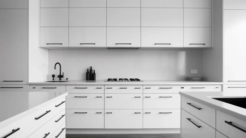 Satin Nickel and Matte Black