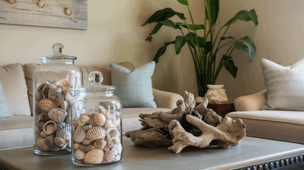 Seashell and Driftwood Decorations