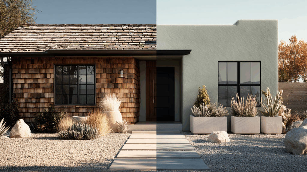 Shingle-Covered Ranch: Modern Desert Look