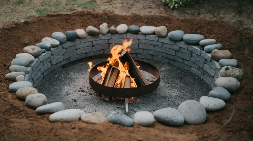 Simple Dug-Out Fire Pit