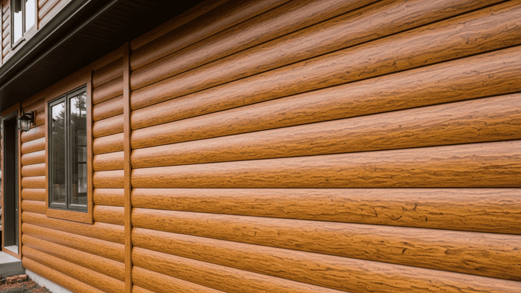 Smooth Log Cabin Look