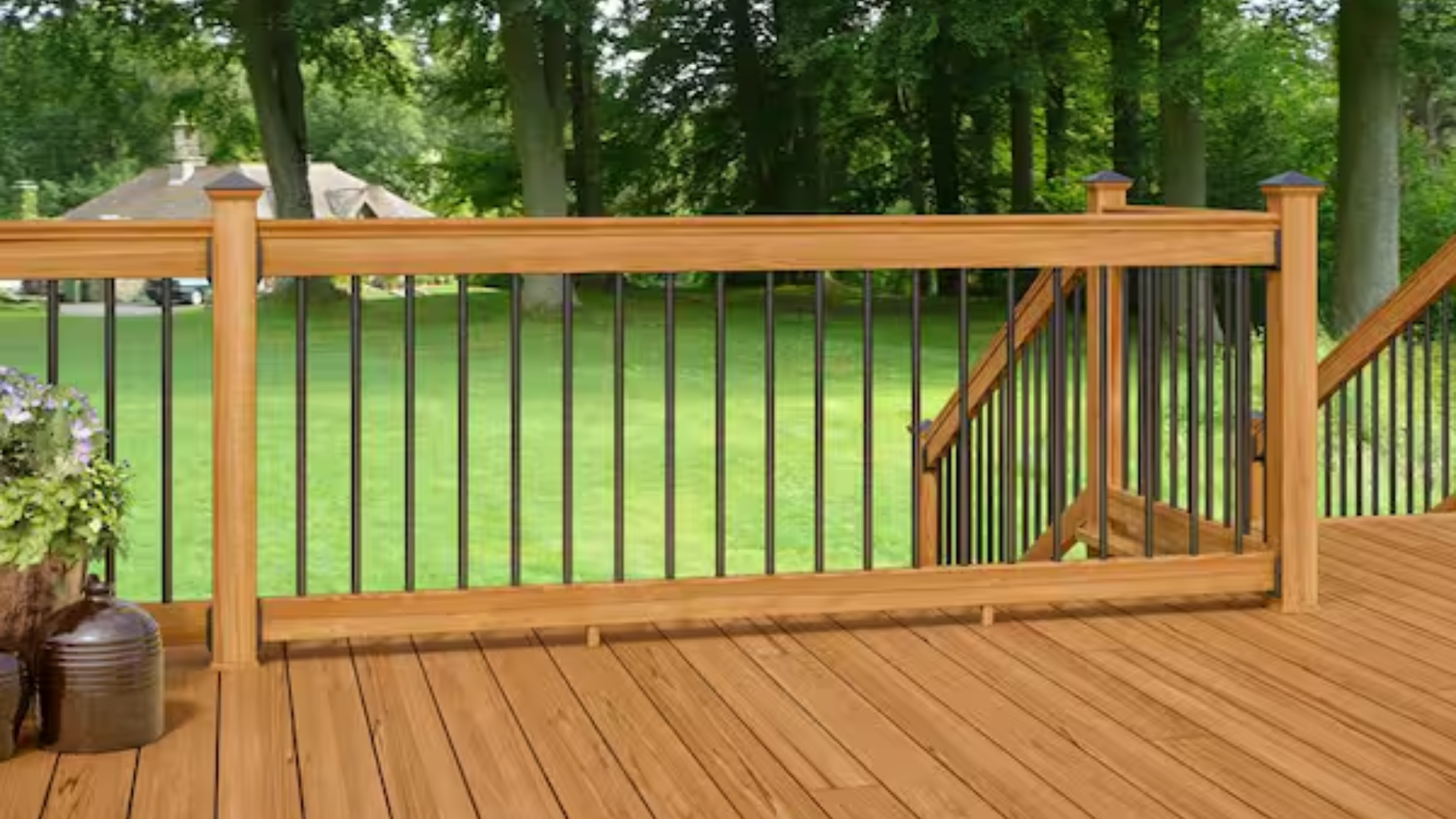 Stained_Cedar_Railing_with_Metal_Spindles