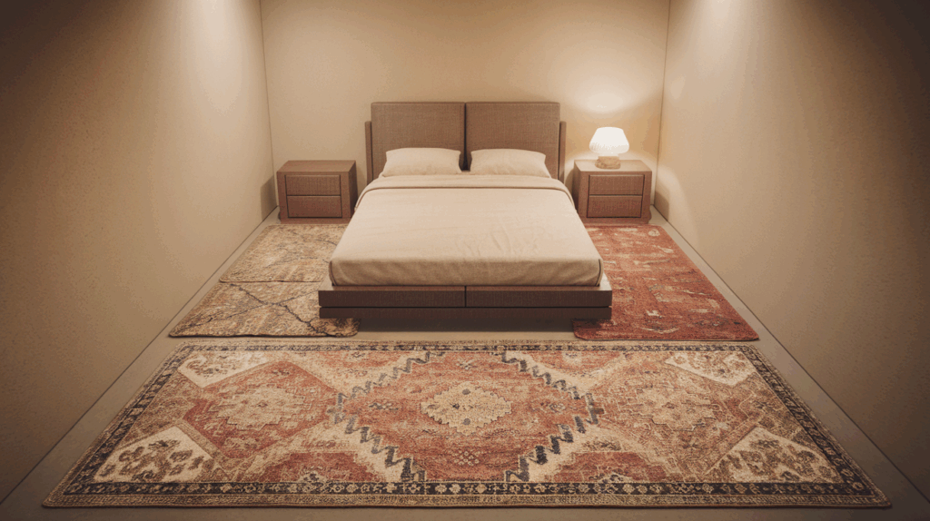 Standard Rug Sizes for Queen Beds