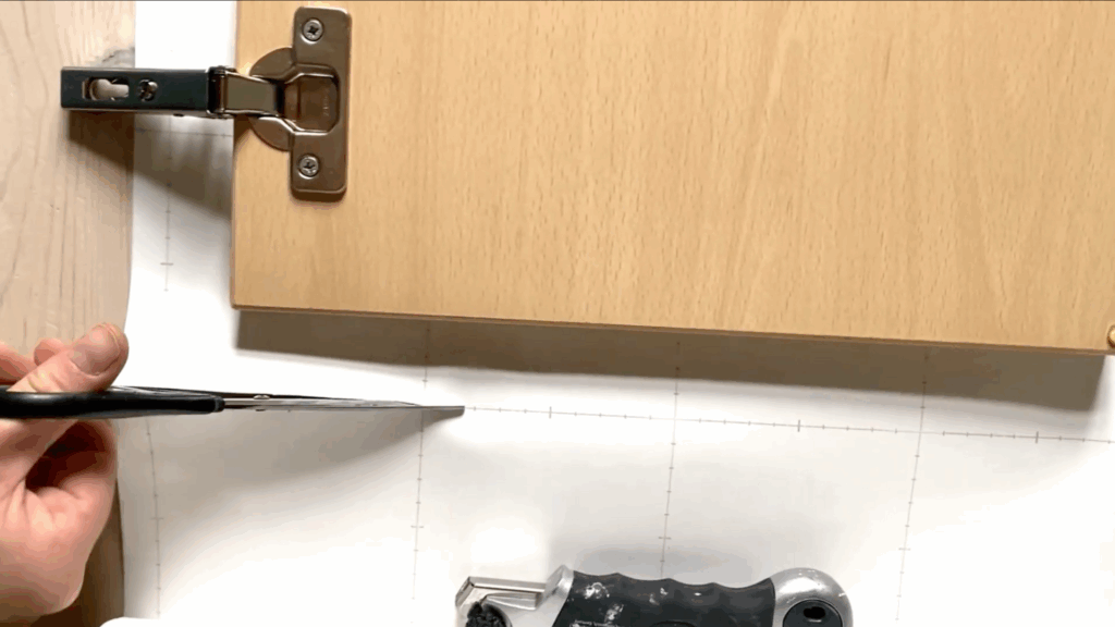 Step 2- Apply Adhesive Film for a New Cabinet Look
