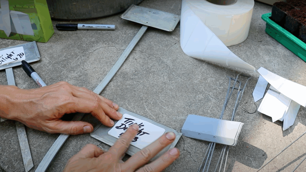 Step 2- Apply Thermal Labels or Vinyl Sign Cards