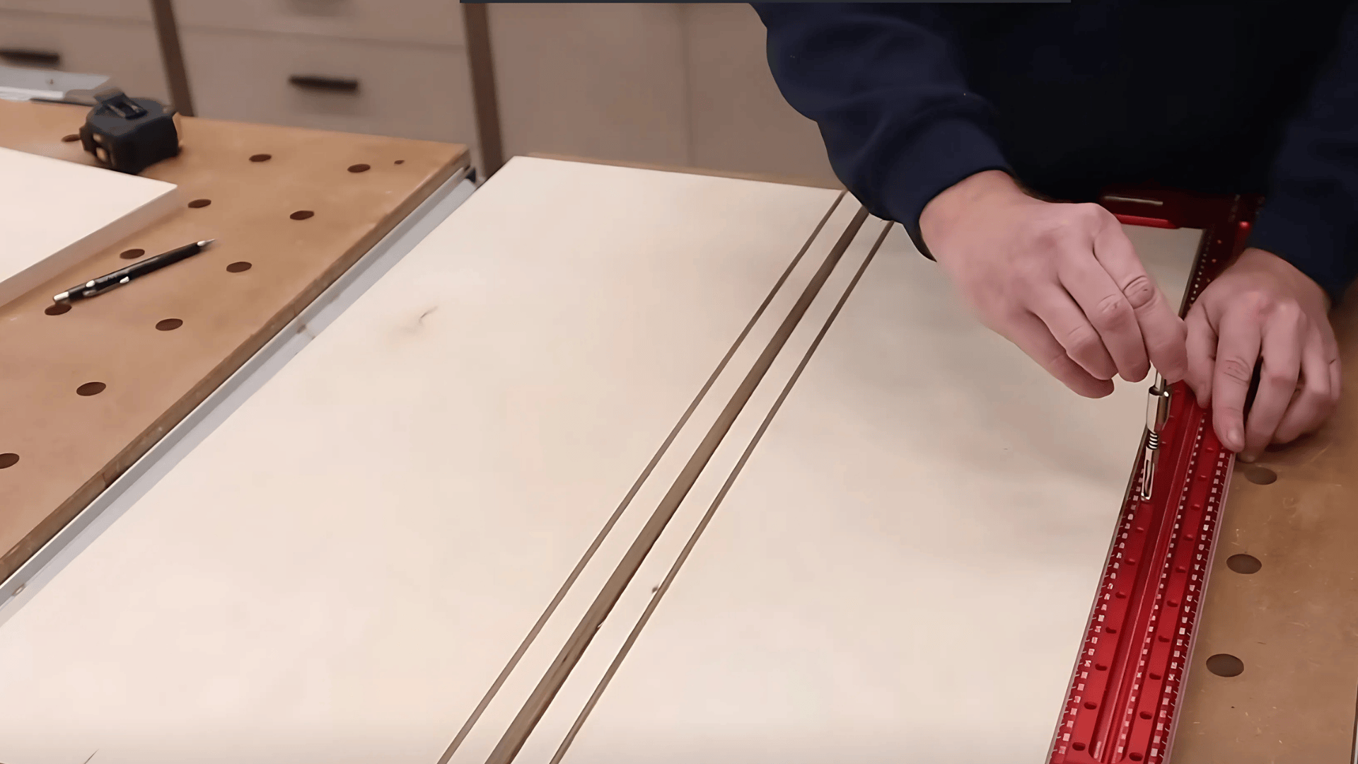 Step 3: Drill Shelf Pin Holes