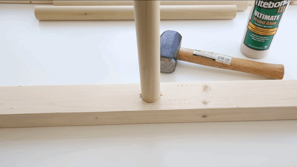 Attach the Dowels
