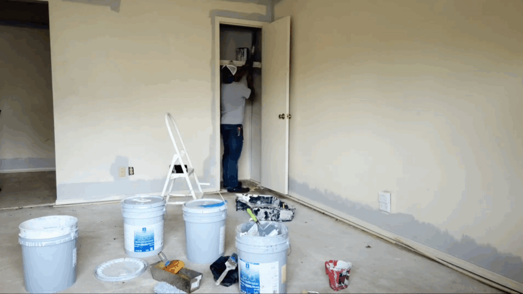 Paint Tight Areas and Closets
