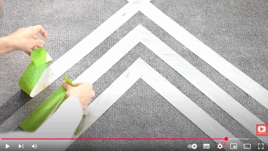 Let It Dry and Peel the Tape
