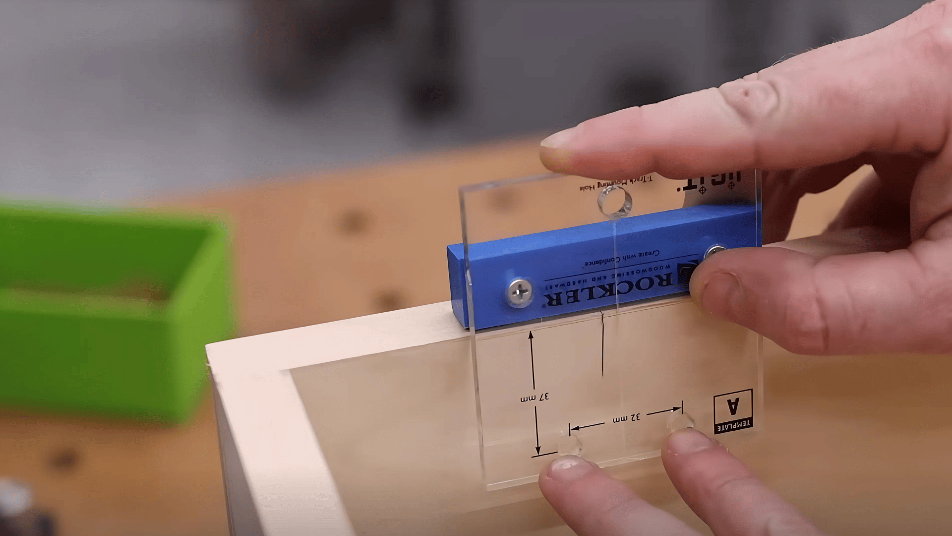 Step 8: Install Hinge Plates in the Cabinet